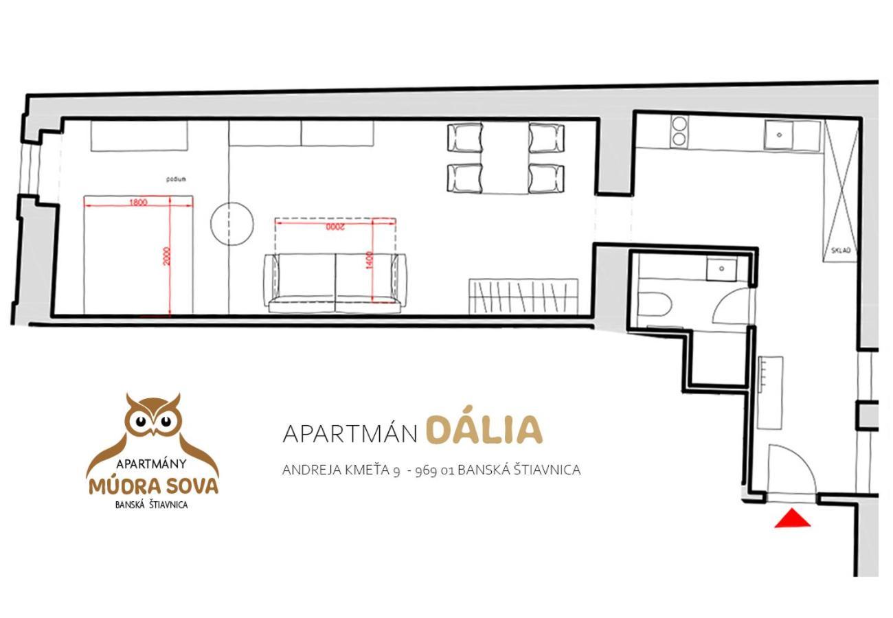Apartmany Mudra Sova Банська Штявниця Екстер'єр фото